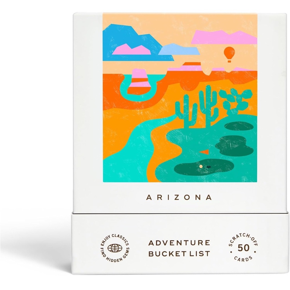 NEW Arizona Adventure Bucket List: 50 Scratch-Off Cards for Outdoor Activities